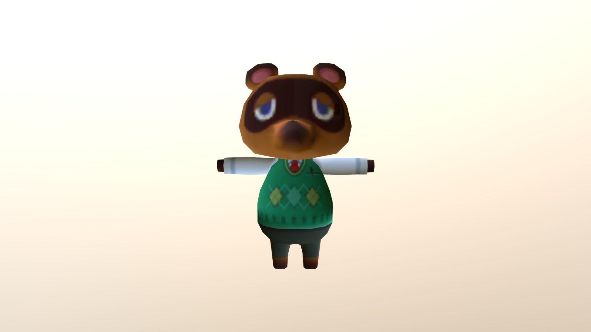 Animal Crossing New Leaf - Tom Nook - Download Free 3D model by akennedy007  (@akennedy007) [3855b1d]
