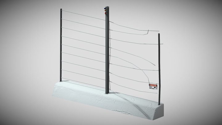 Jurassic Park Broken Fence (CLEAN) – Kostenloses 3D-Modell STL