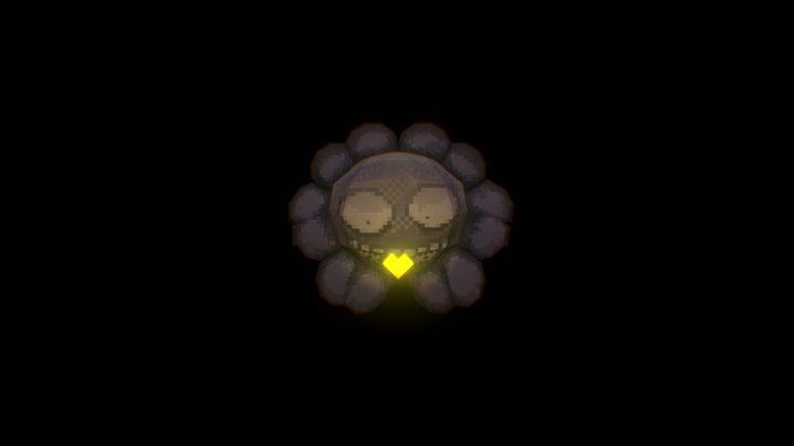 Meta Flowey from Undertale Yellow 3D Model