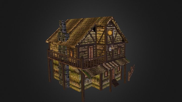 maison abandonnee 03 3D Model