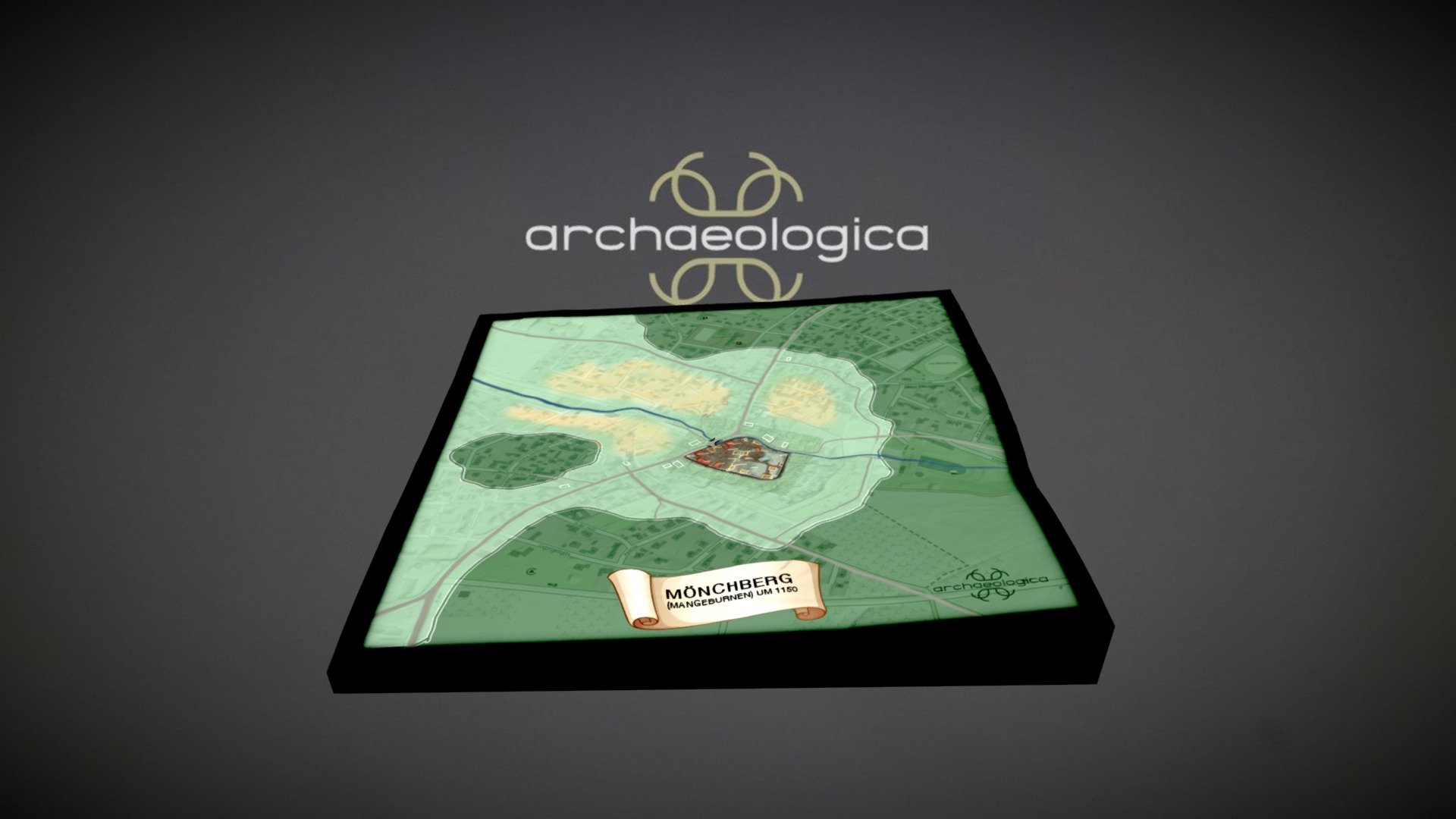 Archäologische Rekonstruktion — Sketchfab embed 3D viewer