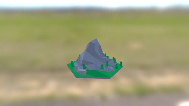 Mountain Tile 1 3D Model