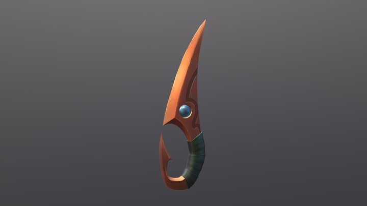 Fisherman Dagger 3D Model