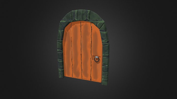 Dungeon Door 3D Model