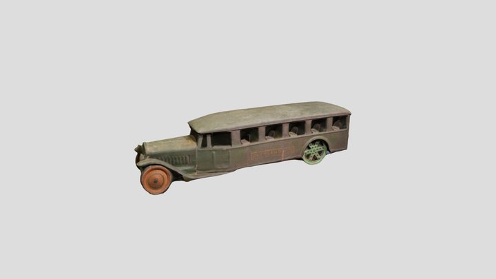 Bus Antiguo de Jugete 3D Model