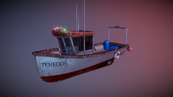 Fisher boat 3D Model