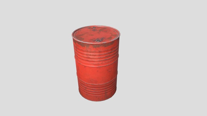 Barrel_low 3D Model