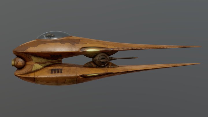 Star Wars Nantex-class Geonosian Fighter 3D Model