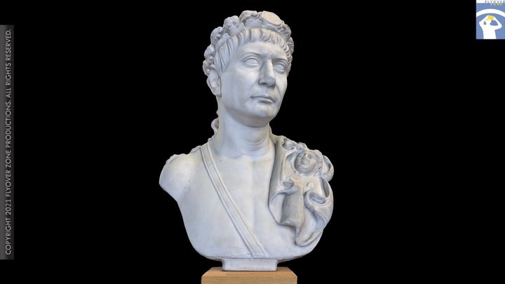 3D rendering of Trajan