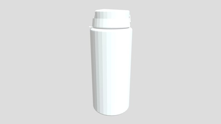 Ultra low poly bottle – Free 3D Model STL