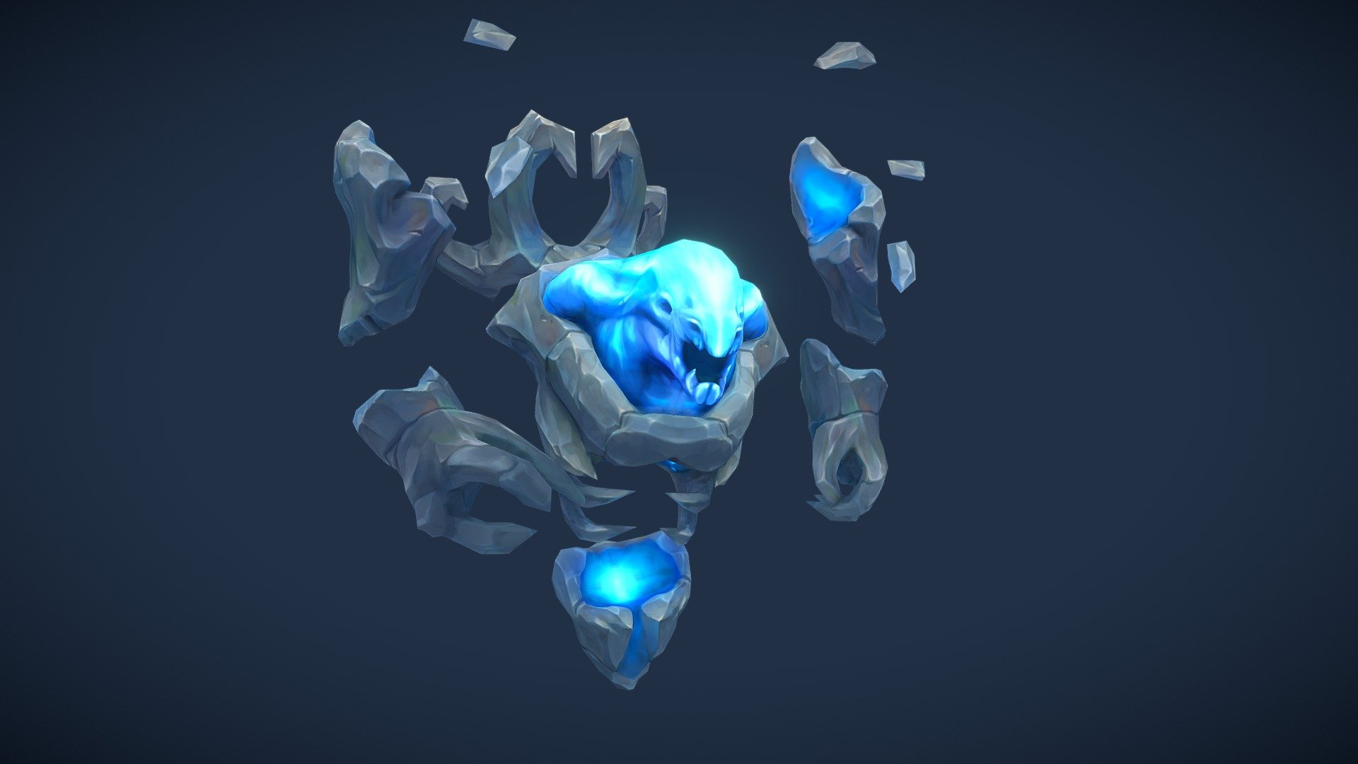 Stylized Primal Water Elemental - 3D model by N-hance Studio ...