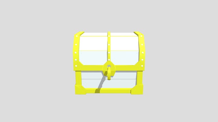 Low-Poly Chest 3D Model
