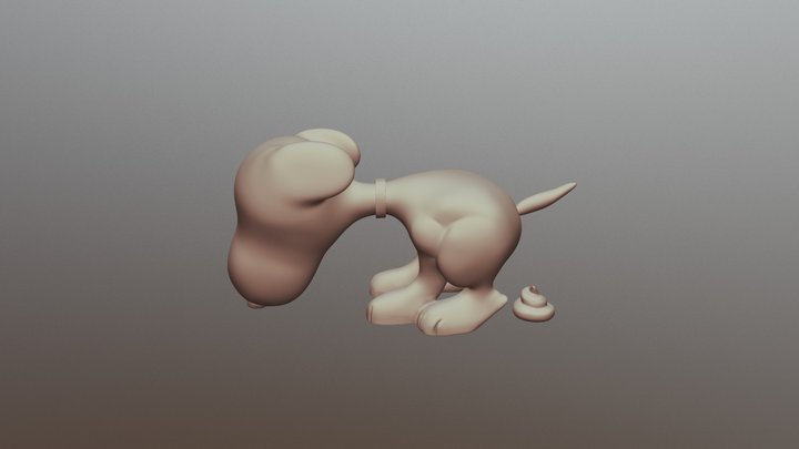 Final Doggy 3D Model