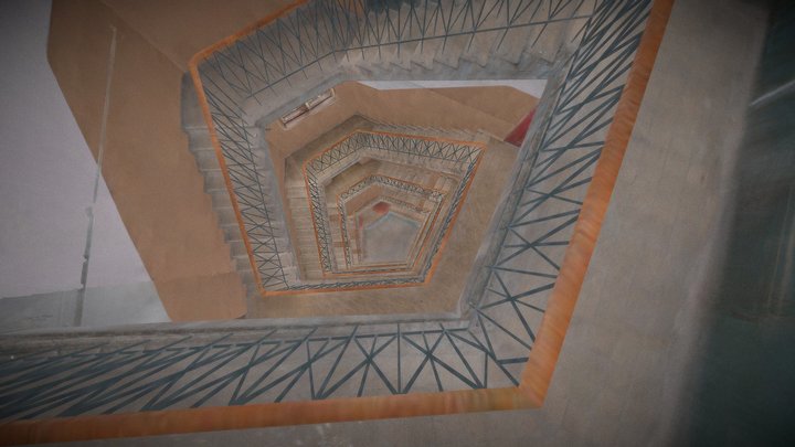 Housing at 8 Hrekova St. Interior 3D Model