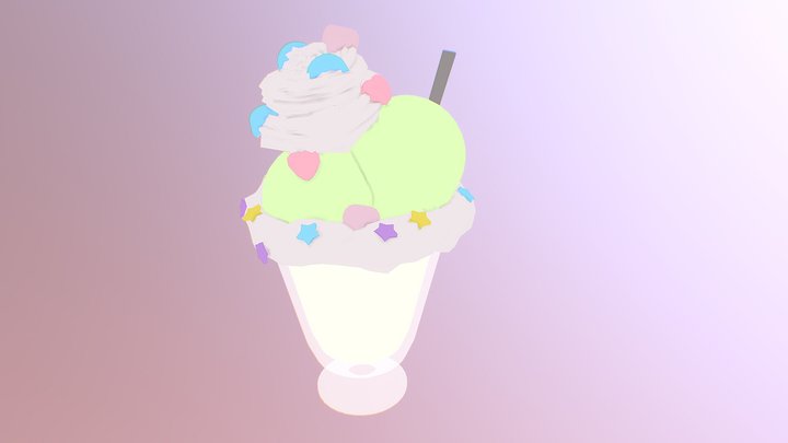 ice cream cup 3D Model
