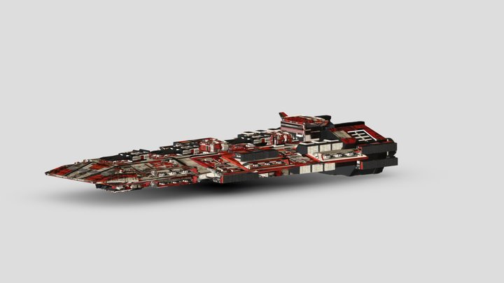 Holy Imperial BattleShip with PKMC 3D Model