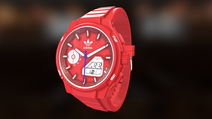 RELOJ ADIDDAS ROJO