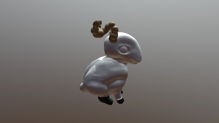 Sheep Scupt 3D Model