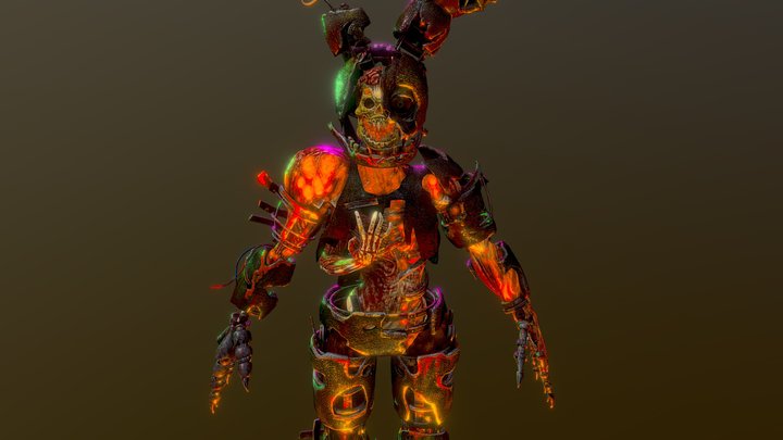 Fnaf Dead by Daylight Blighted SpringTrap – Modèle 3D gratuit STL