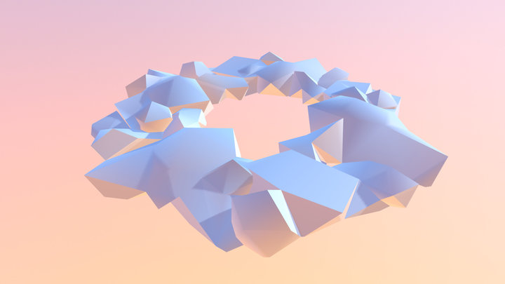 Cloud Ring 3D Model