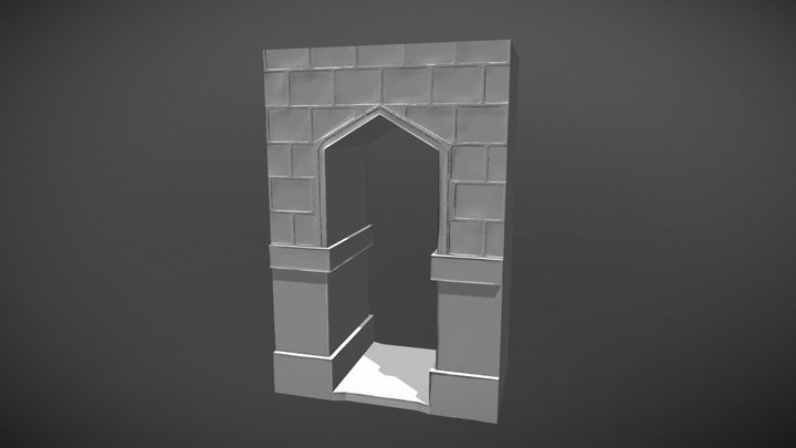 Dungeon door 3D Model