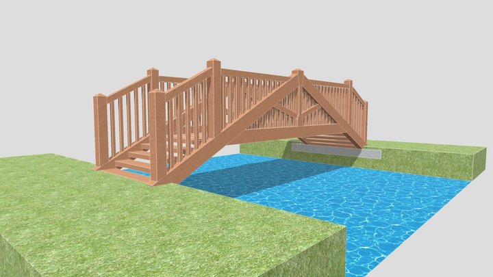 KM Bridge 3D Model