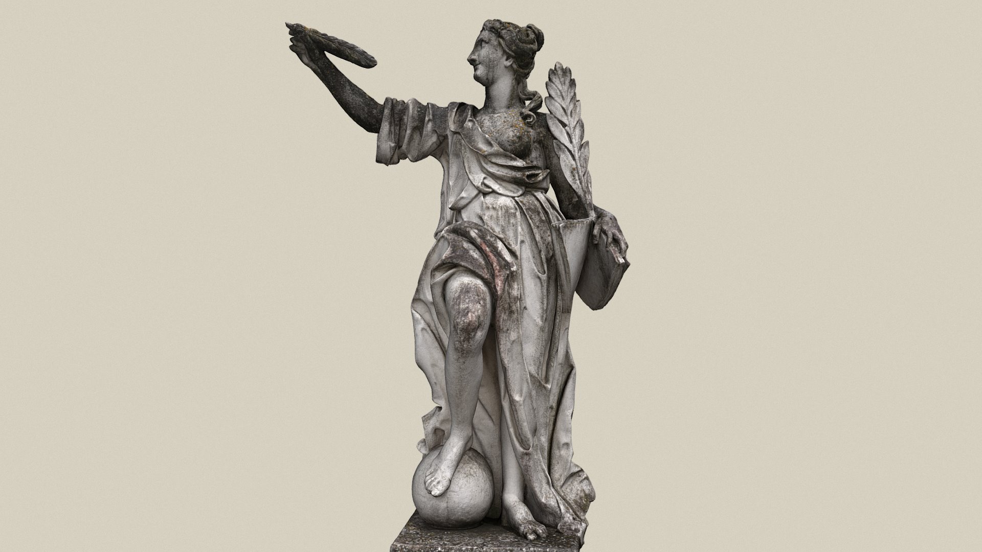 Barockstatue — Sketchfab embed 3D viewer