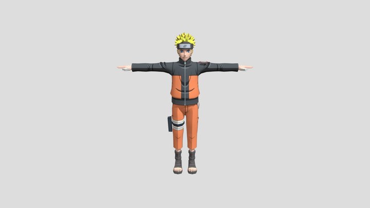 Naruto 3D Model