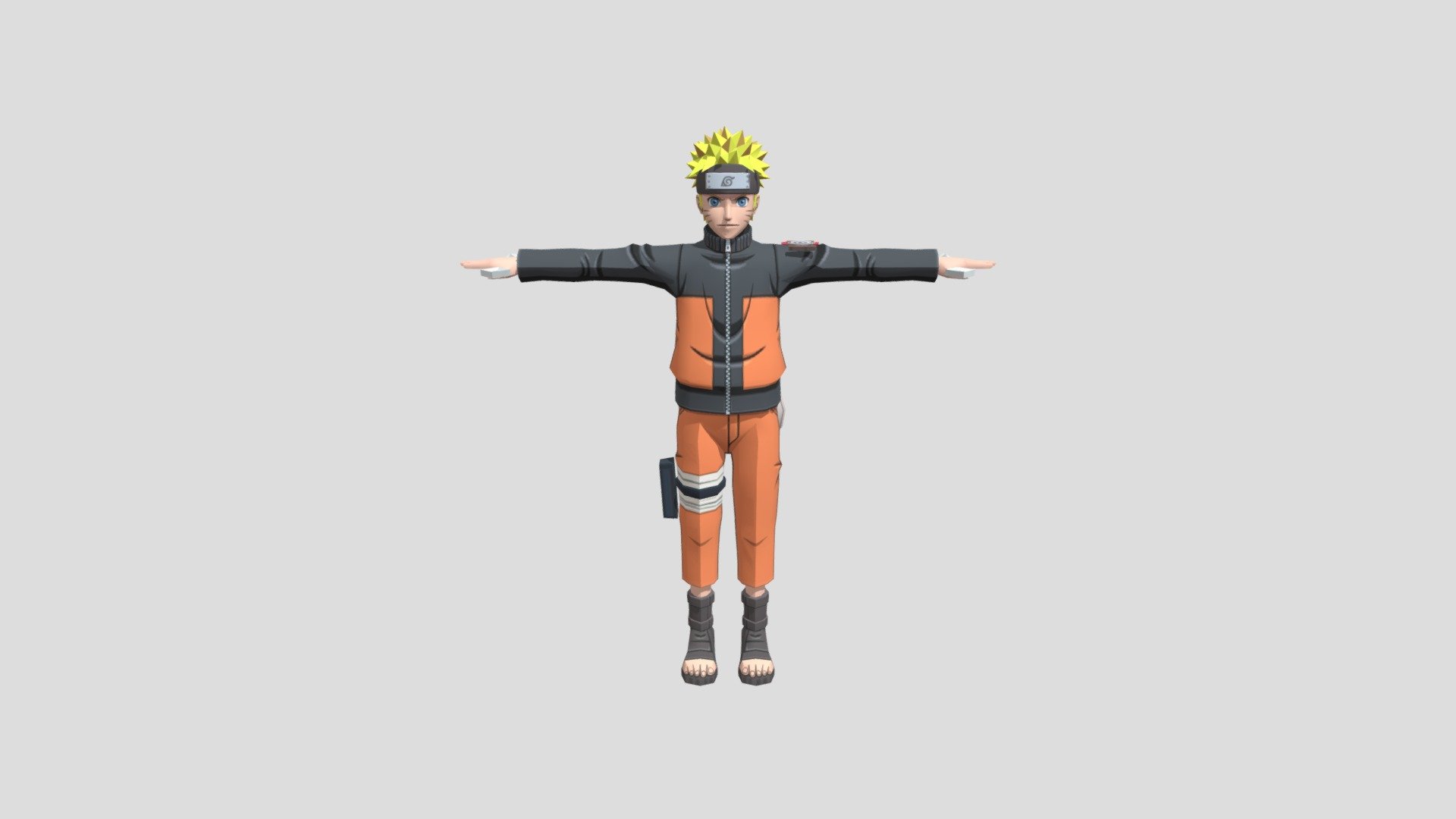 Naruto - Download Free 3D model by TRSgamings [38647dd] - Sketchfab