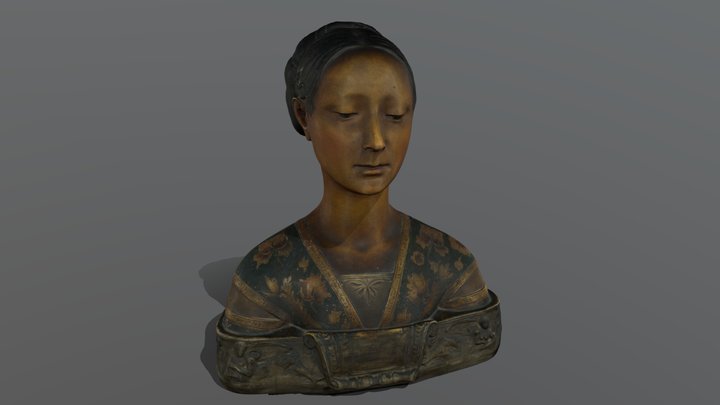 Busto de Mujer (reproducción) 3D Model