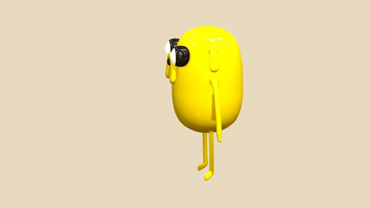 Jake the Dog 3D Model