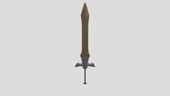 CT6122 Stylized Sword 3D Model