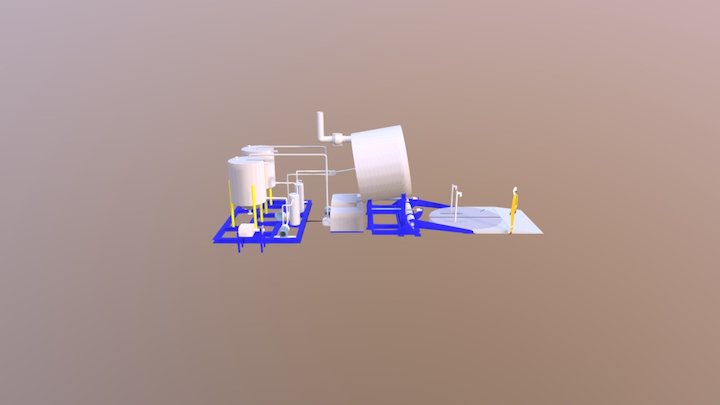 Rotajet PW1200 Pan Washer 3D Model