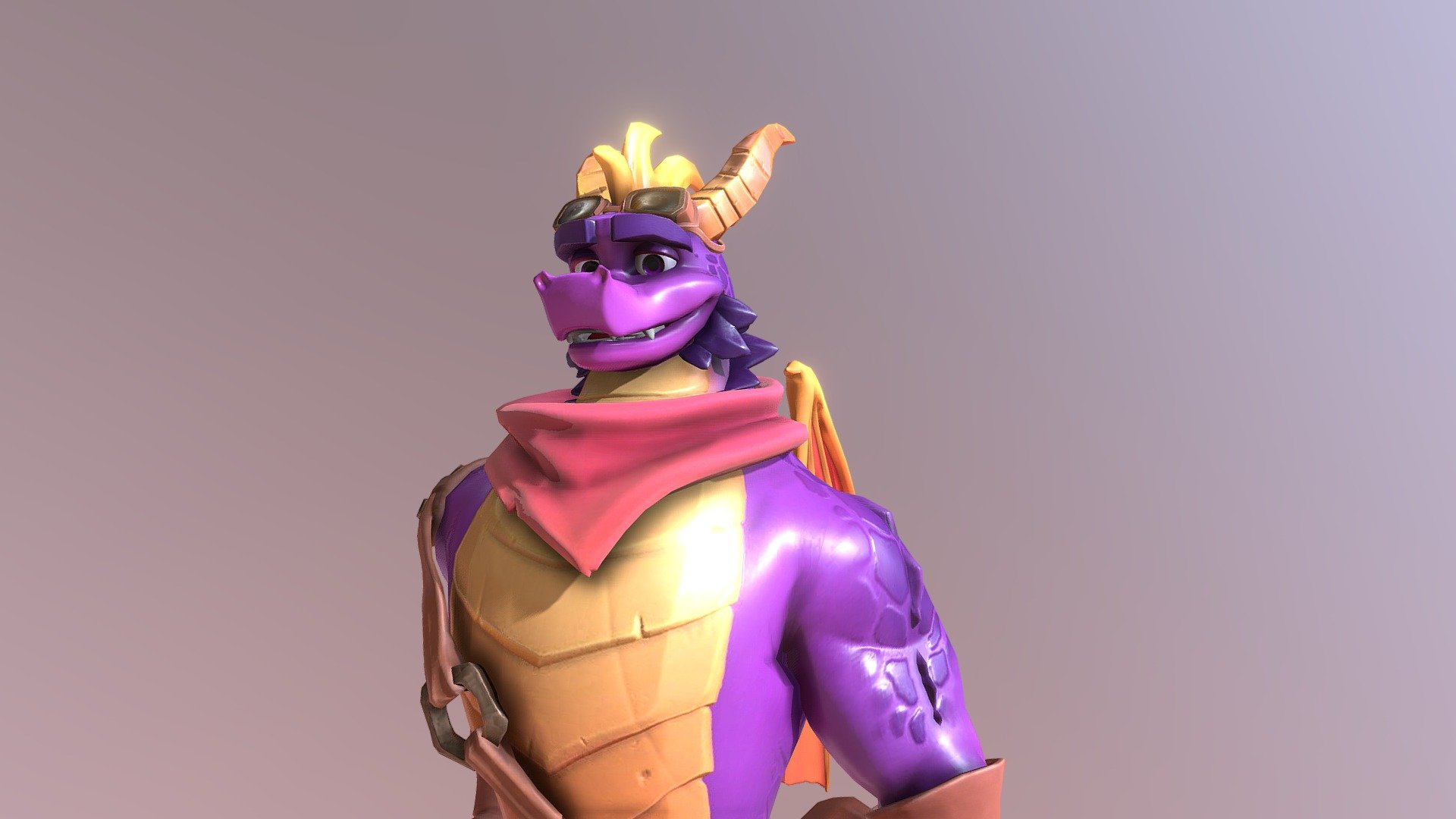 Adult_Spyro_Statue - 3D model by wickacik (@wickacik) [3868a63]