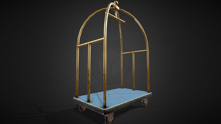 Hotel cart 3D Model