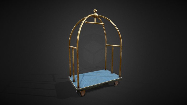 Hotel cart 3D Model
