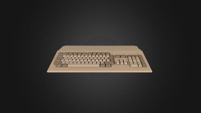Amiga 500 3D Model