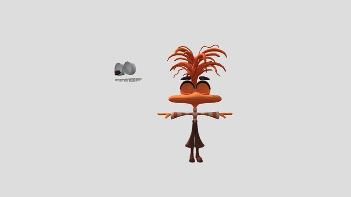 Inside Out Thought Bubbles - Anxiety 3D Model