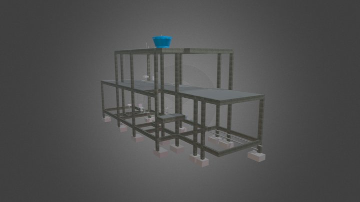 ESTRUTURAL E HIDROSSANITÁRIO - COMPATIBILIZAÇÃO 3D Model