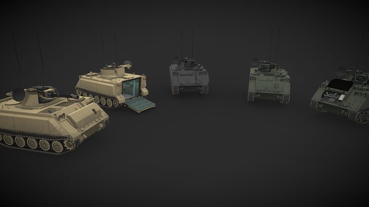 M163 VADS 3D Model