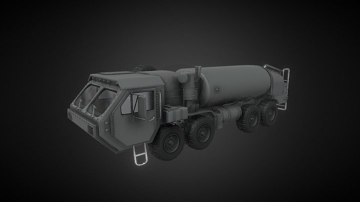 Fuel Truck 3D Model