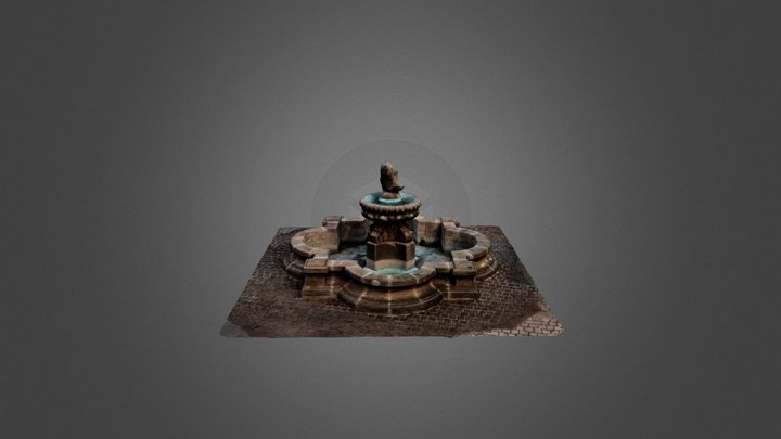 Fuente del pescadito 3D Model