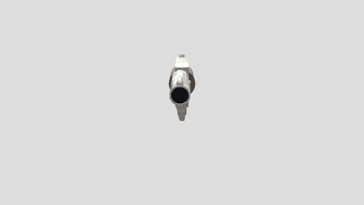 RPG Game Revolver model 3D Model