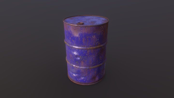 Oil Barrel – Free 3D Model STL