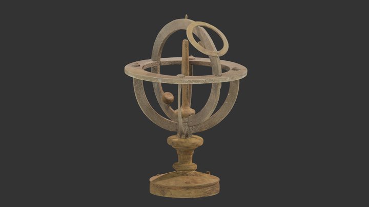 Sphère Armillaire de l’Arsenal du Havre 3D Model