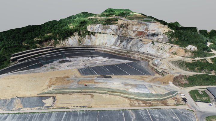 処理場 3D Model