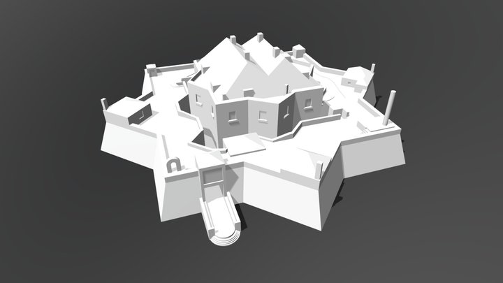WIP5 Star Castle 3D Model
