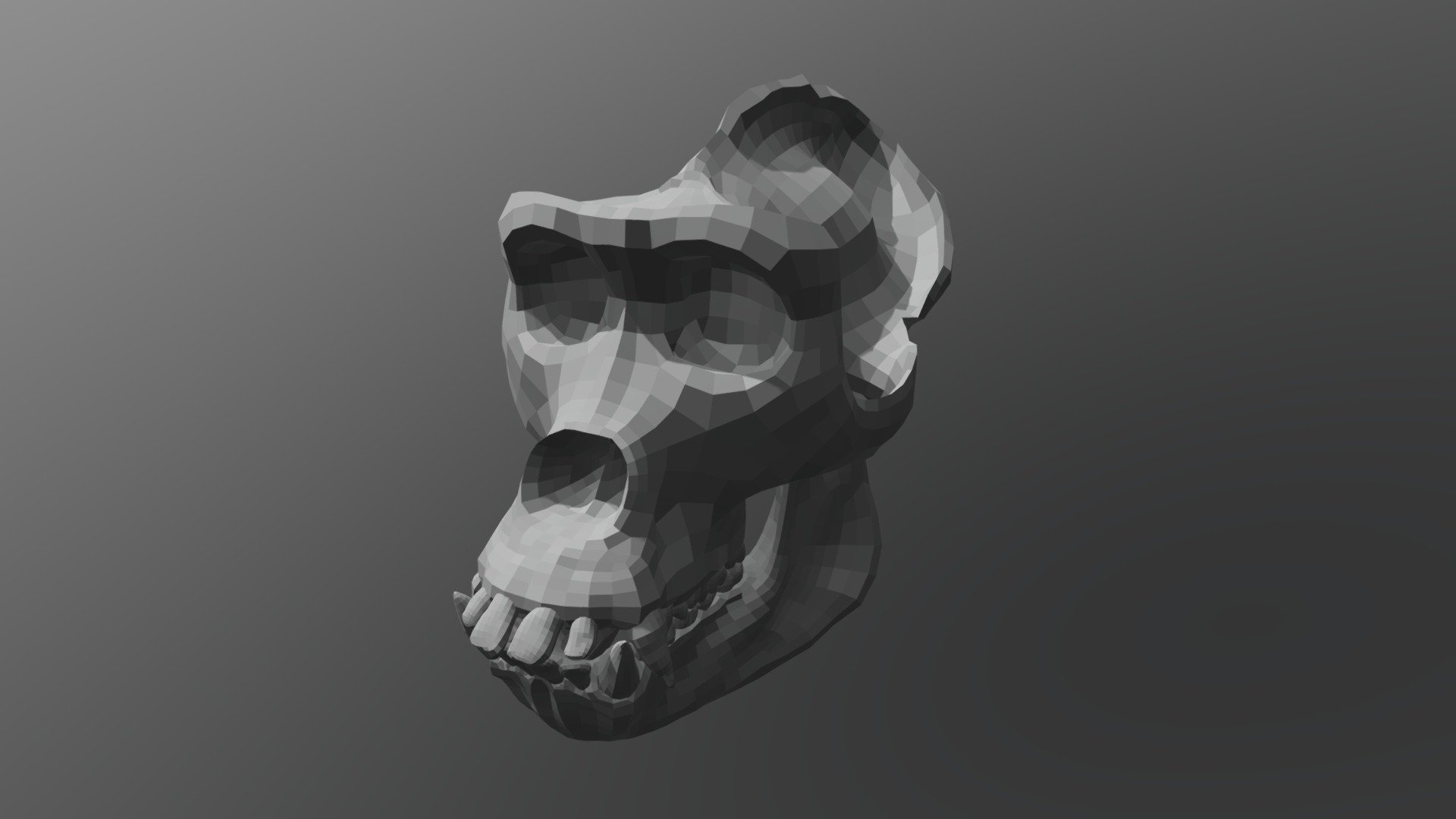 Gorilla Skull