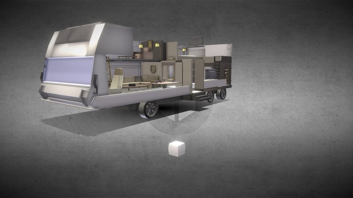 Escenario Caravana 3D Model