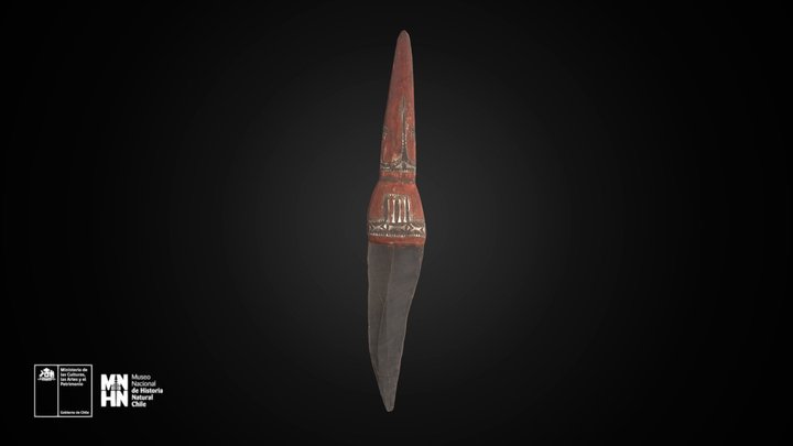 Puñal de obsidiana, Admiralty Islands – Gratis 3D-model STL